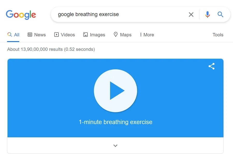 Google breathing exercise